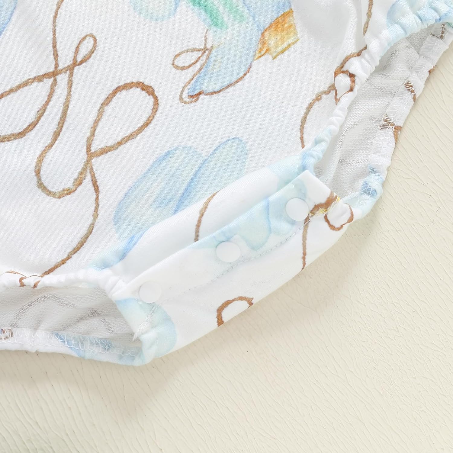 Sasaerucure Newborn Baby Boy Fall Outfit Western Boots Printed Long Sleeve Romper Sweatshirt Bodysuit One Piece Jumpsuit Top - Image 6