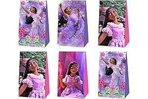 Encanto Party Favor Gift Bags for Magical Isabela Themed Birthday Celebrations