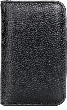 Julia Buxton Hudson Pik-Me-Up Snap Card Case Black