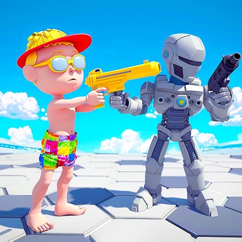 Prank Shooter Robot and Human Hide & Shoot Gun Blaster