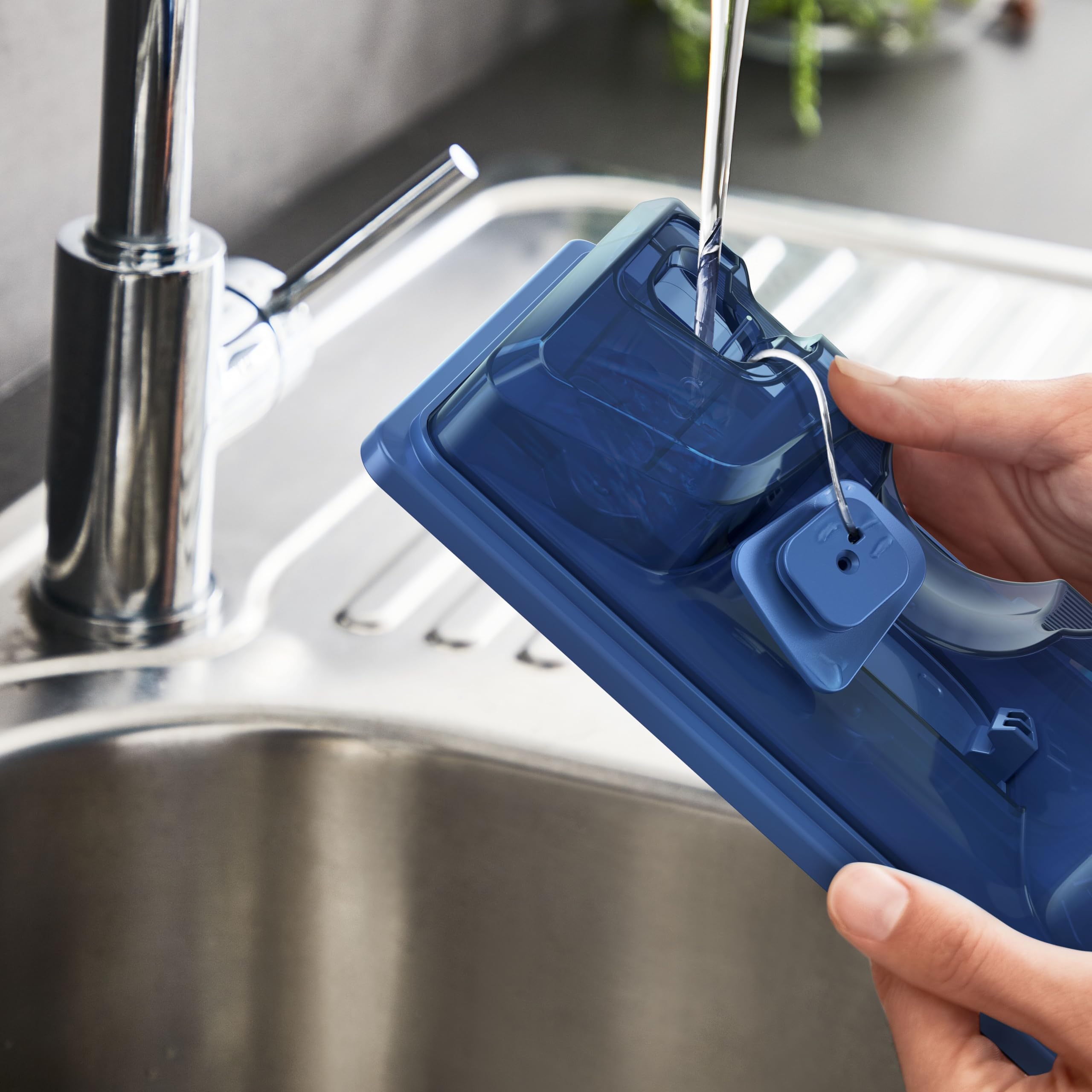 Rowenta Cabezal Aqua ZR0096 - Acccesorio cabezal Aqua, aspira y friega, dos toallitas microfibras, dos veces más rápido compatible con la gama X-Force