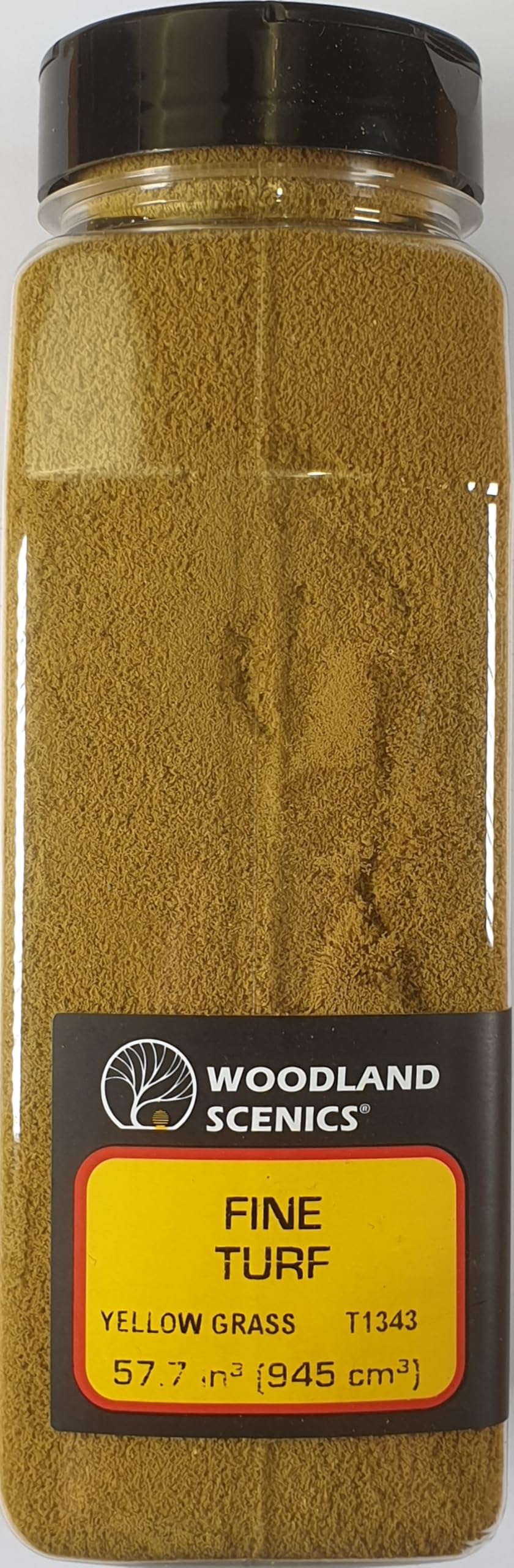 Woodland Scenics T1343 Material ecológico Material de follaje Pasto Amarillo césped Fino Pasto Amarillo