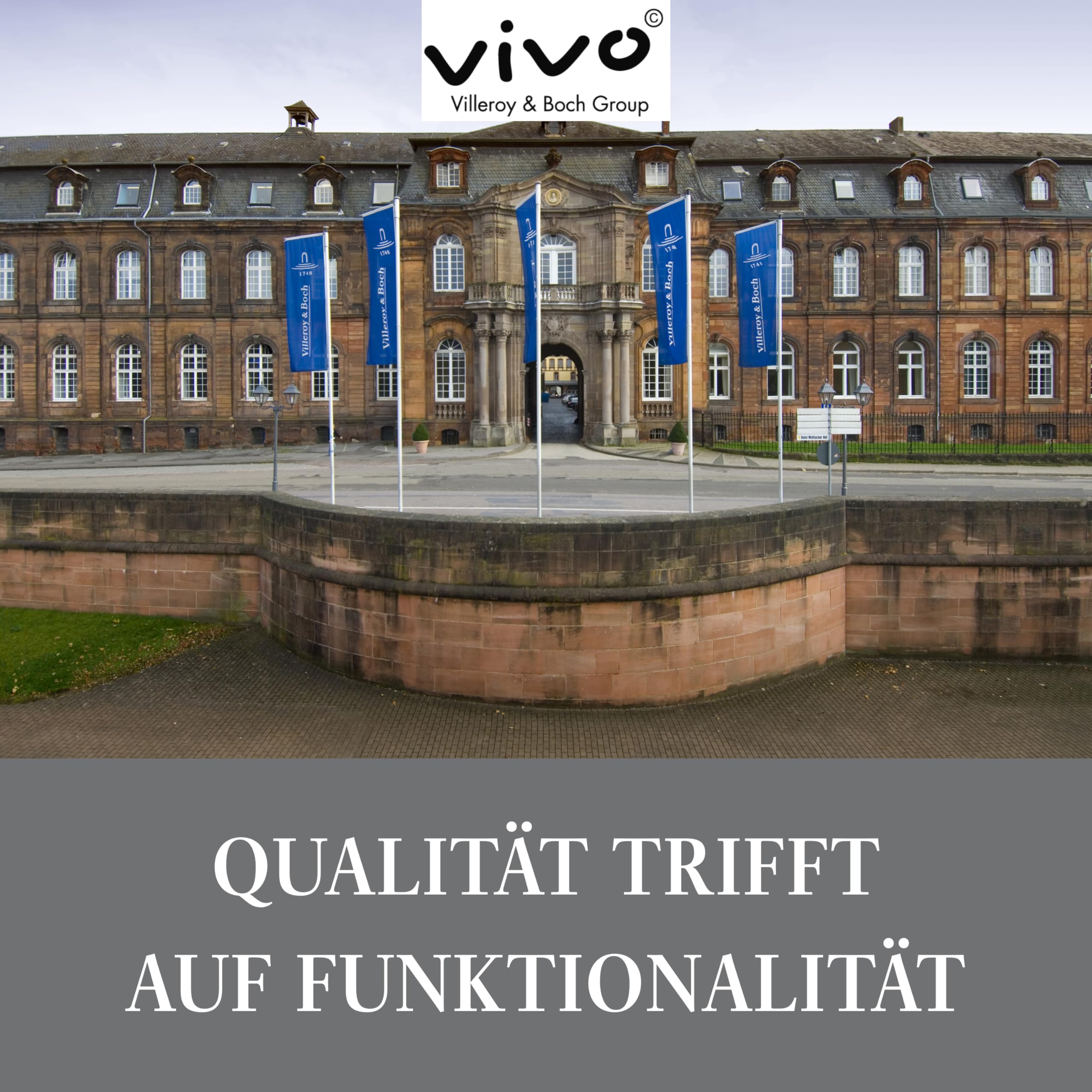 vivo - Villeroy & Boch Group – Essential White Teller Set 12 tlg. Weiß, Spülmaschinenfest, Mikrowellensicher, Geschirr Set für 6 Personen, Speiseteller, Dessertteller, Geschirrset, Premium Porzellan