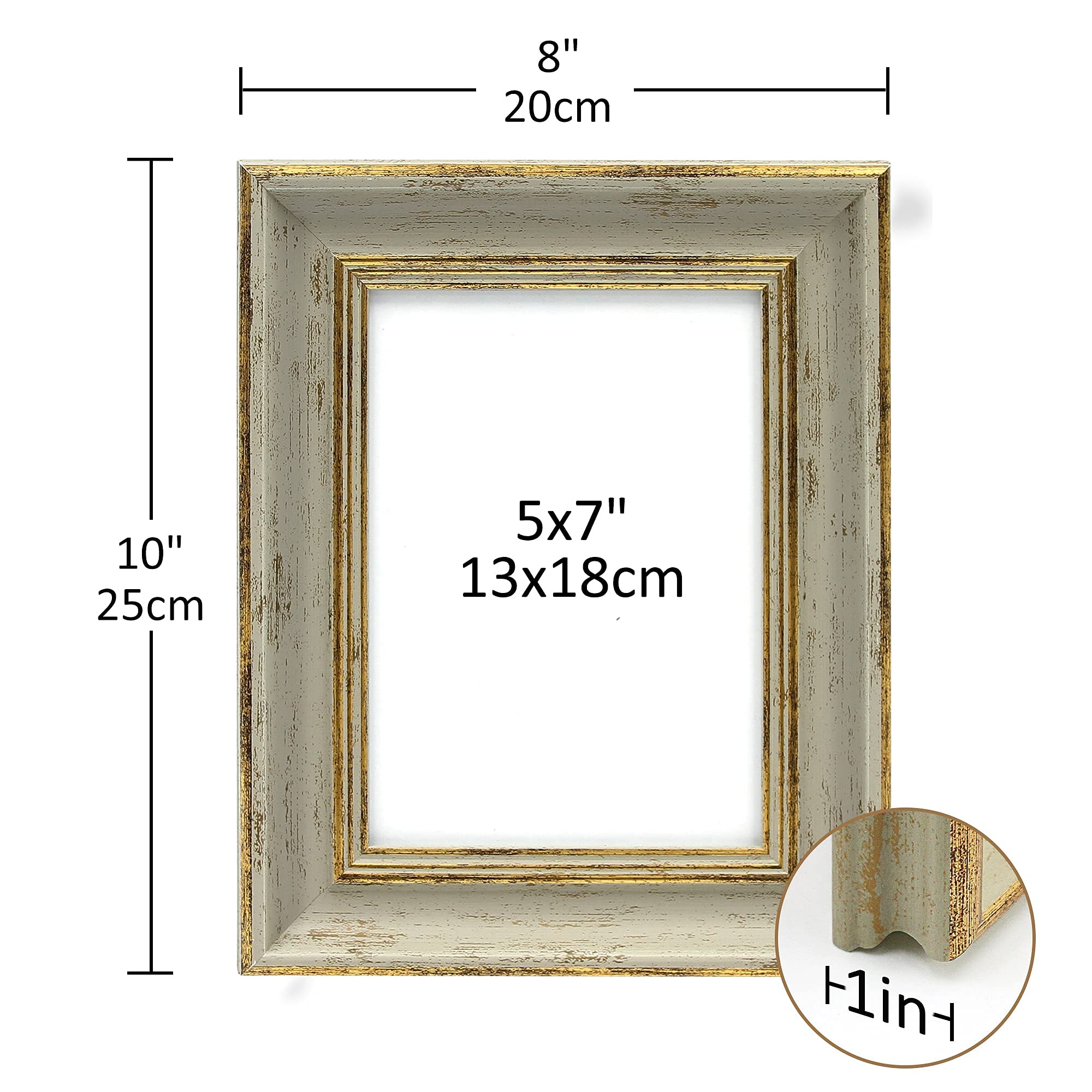 Amazon.co.jp: Afuly フォトフレーム おしゃれ 2L判(12.7x17.8cm