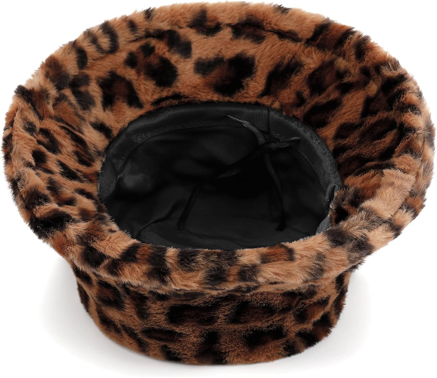 Winter Furry Bucket Hat for Women Men, Warm Fluffy Fuzzy Bucket Hats - Image 4