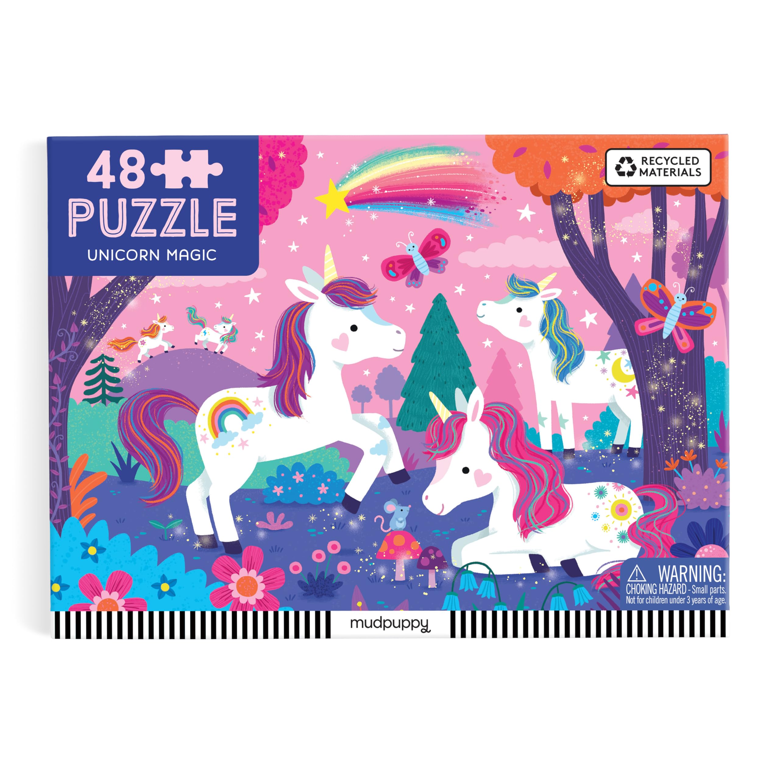 Amazon.com: Mudpuppy Unicorn Magic – 48 Piece Puzzle with Colorful