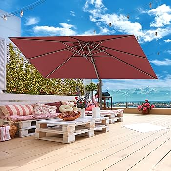 リルピヨ Amazon.com : ZLACUIU 10x13FT Cantilever Outdoor Patio