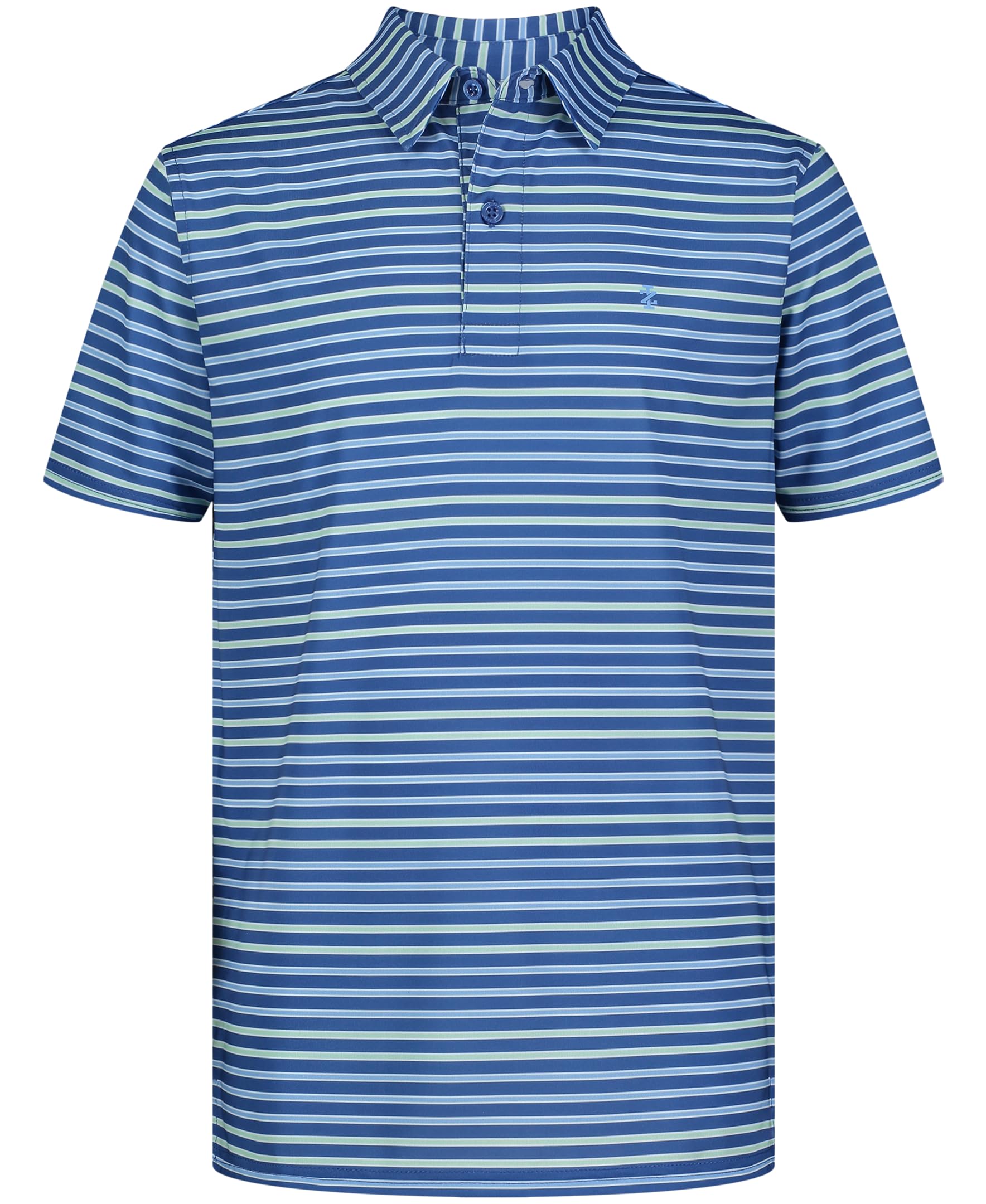 IZODBoys' Performance Golf Grid Short Sleeve Stretch Collared Polo Shirt