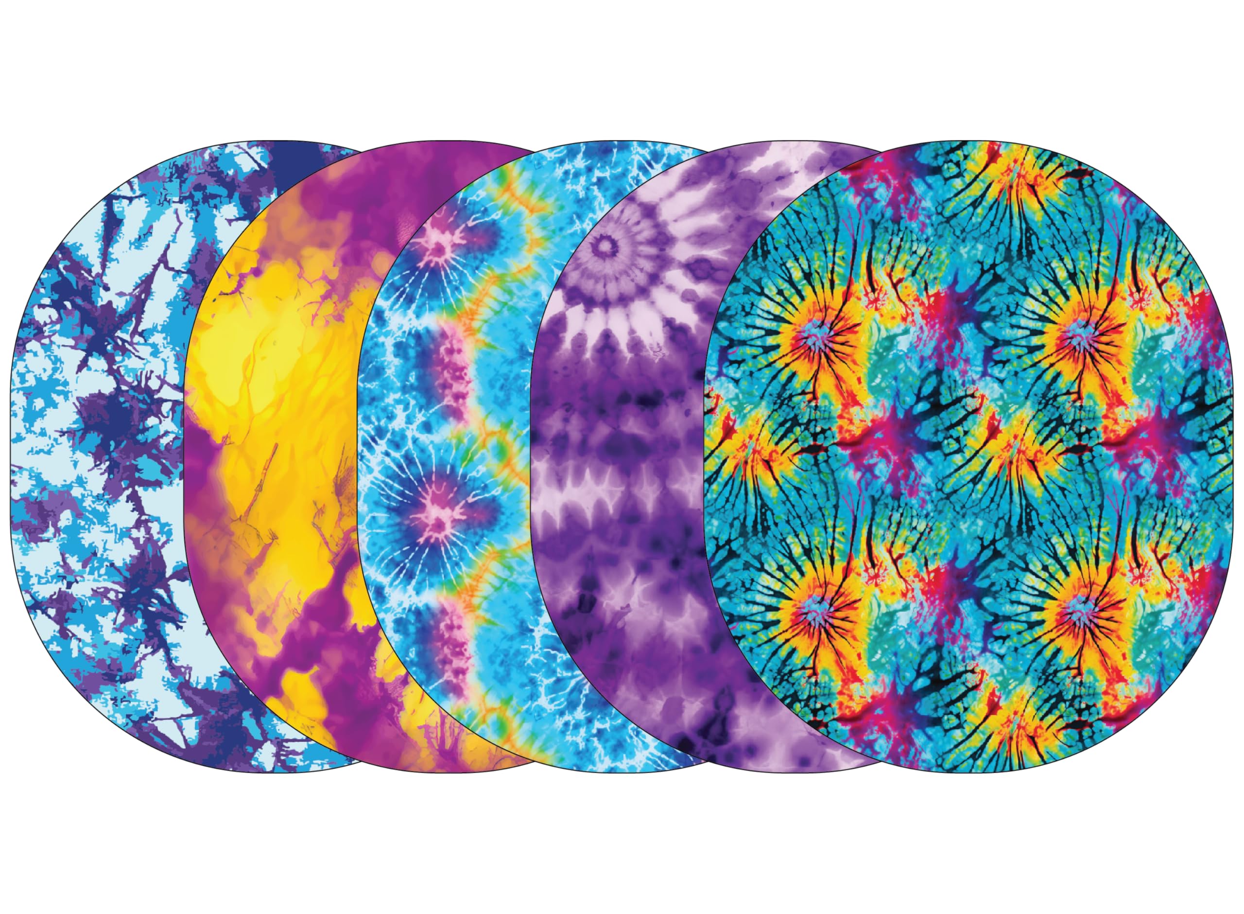 Glucomart Universal Adhesive Patches for Dexcom G6 & Dexcom G7, Stelo, Guardian, and Libre CGM Sensors (5 Count) – Maximum Strength CGM Patches (Tie