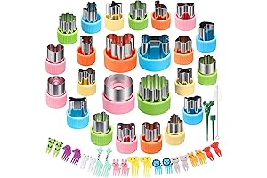 24-Piece Vegetable Cutter Shapes Sets: Ultimate Precision for Culinary Creations