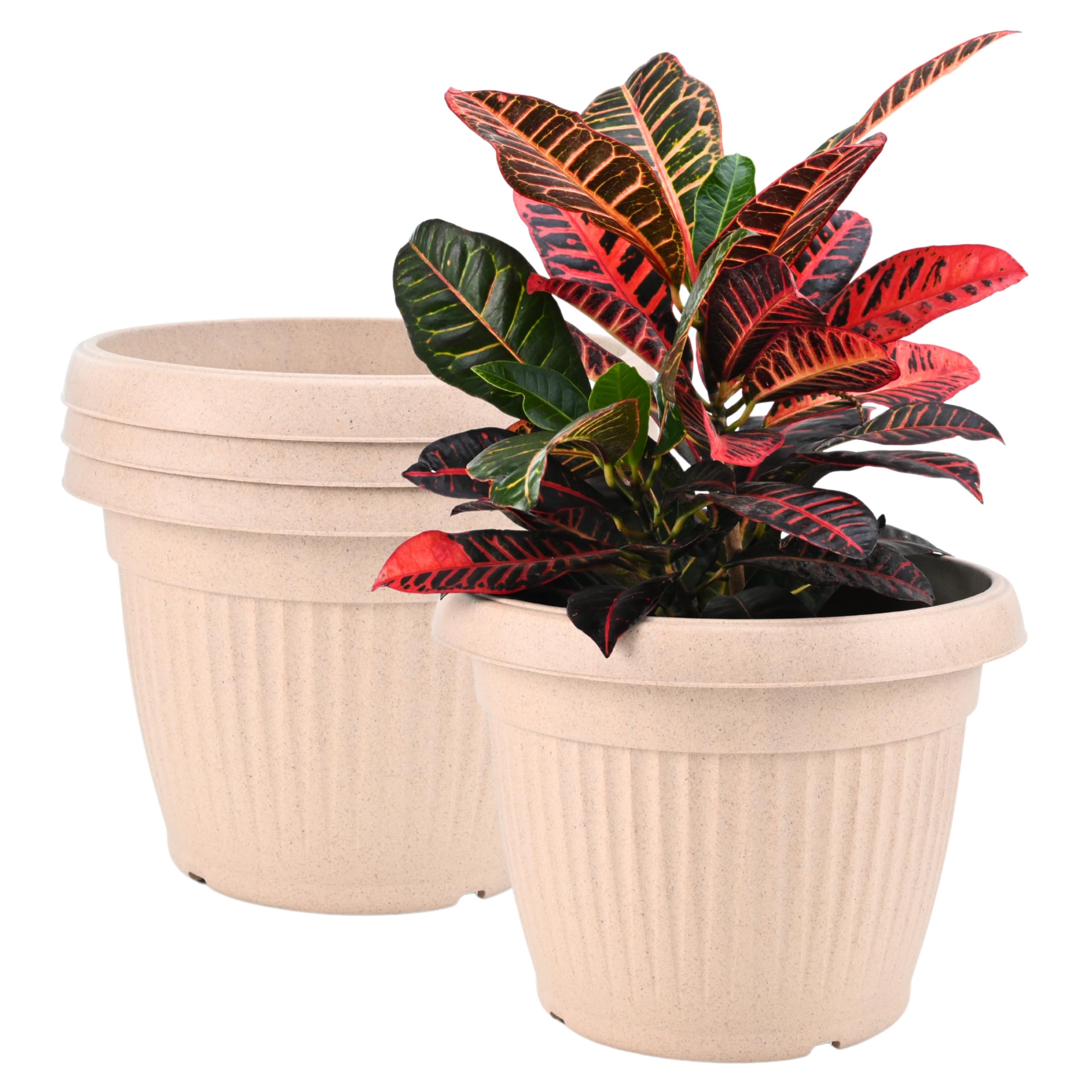 See full amazon price history chart for Eha Earth Friendly BellaRound 14 inch Pots for Plants | Set of 4 | Bamboo Based, UV Protected Planters for Living Room | Plant Pots for Home Decor, Indoor & Outdoor | Sand Castle Eha Earth Friendly BellaRound 14 inch Pots for Plants | Set of 4 | Bamboo Based, UV Protected Planters for Living Room | Plant Pots for Home Decor, Indoor & Outdoor | Sand Castle (B0D8YVJ485) Amazon Price History, Amazon Price Tracker