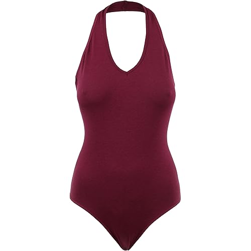 BEKDO Womens Sexy Halter Classic Open Back Sleeveless Camisol Top