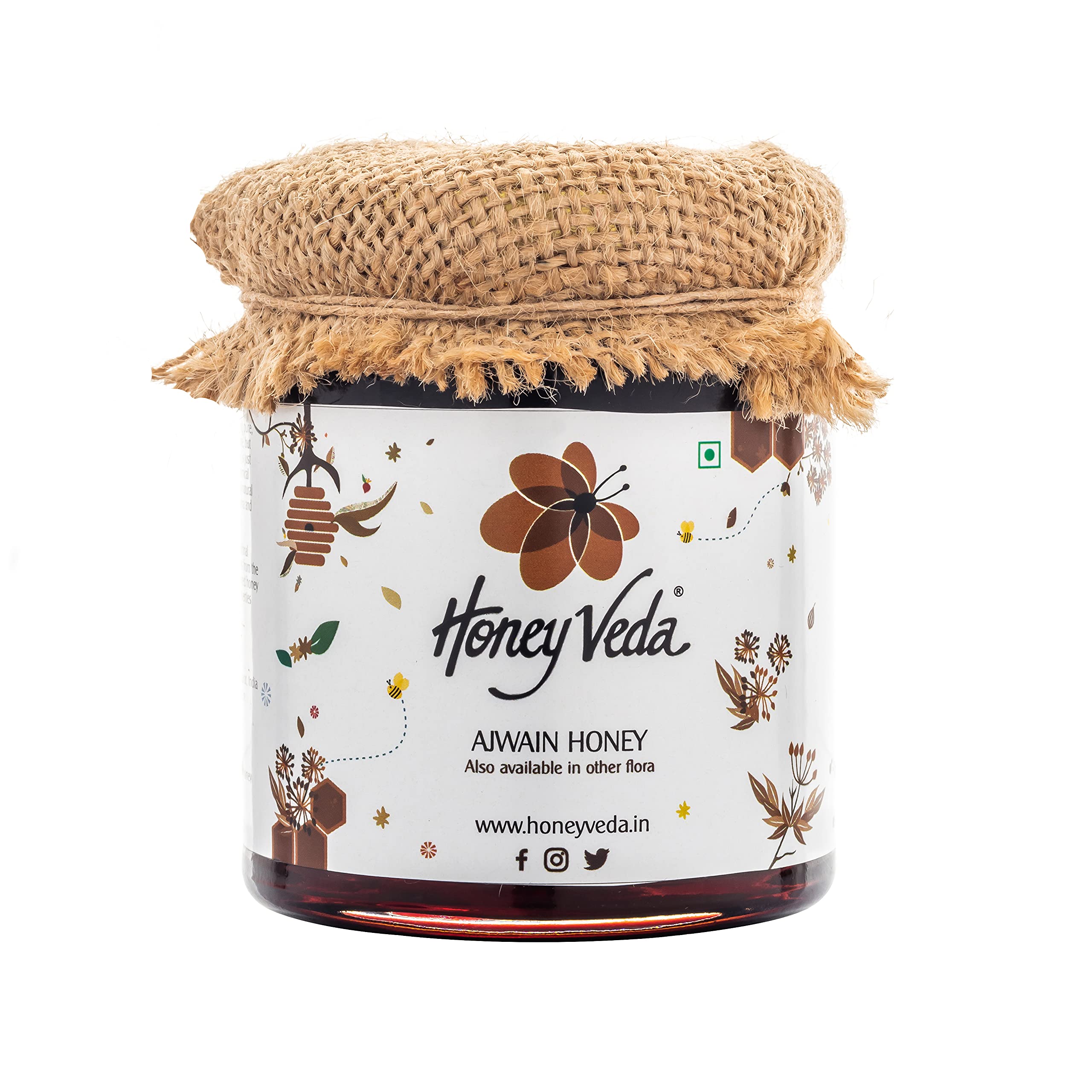 HoneyVeda 100% Pure Natural Ajwain Raw Honey Unprocessed and Crystallized - Unfiltered and Unpasteurized - No Added Sugar - Mono Floral Honey (B085Z5QPMS) Amazon Price History, Amazon Price Tracker