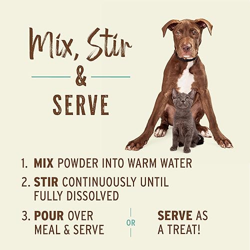 Miniatura 6 de Primal - Leche en polvo de cabra para perros y gatos, decoración de alimentos estable con probióticos para la digestión, hidratación y apoyo