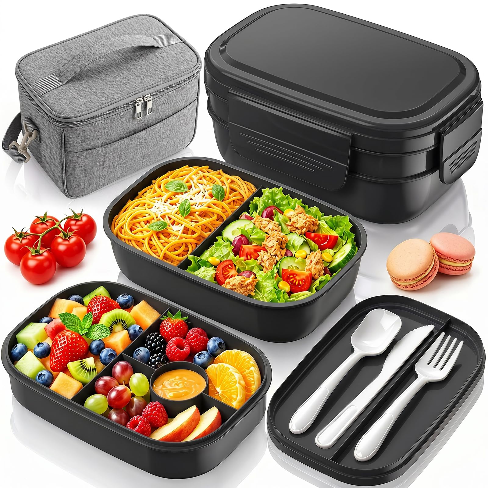 HOMETALL Stackable with Insulated Bag