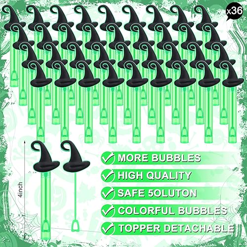 Vista 51 de 30 piezas de burbujas para fiesta, mini varitas de burbujas, tubo para hacer temas a granel, bolsas de regalo, premios, regalo de cumpleaños