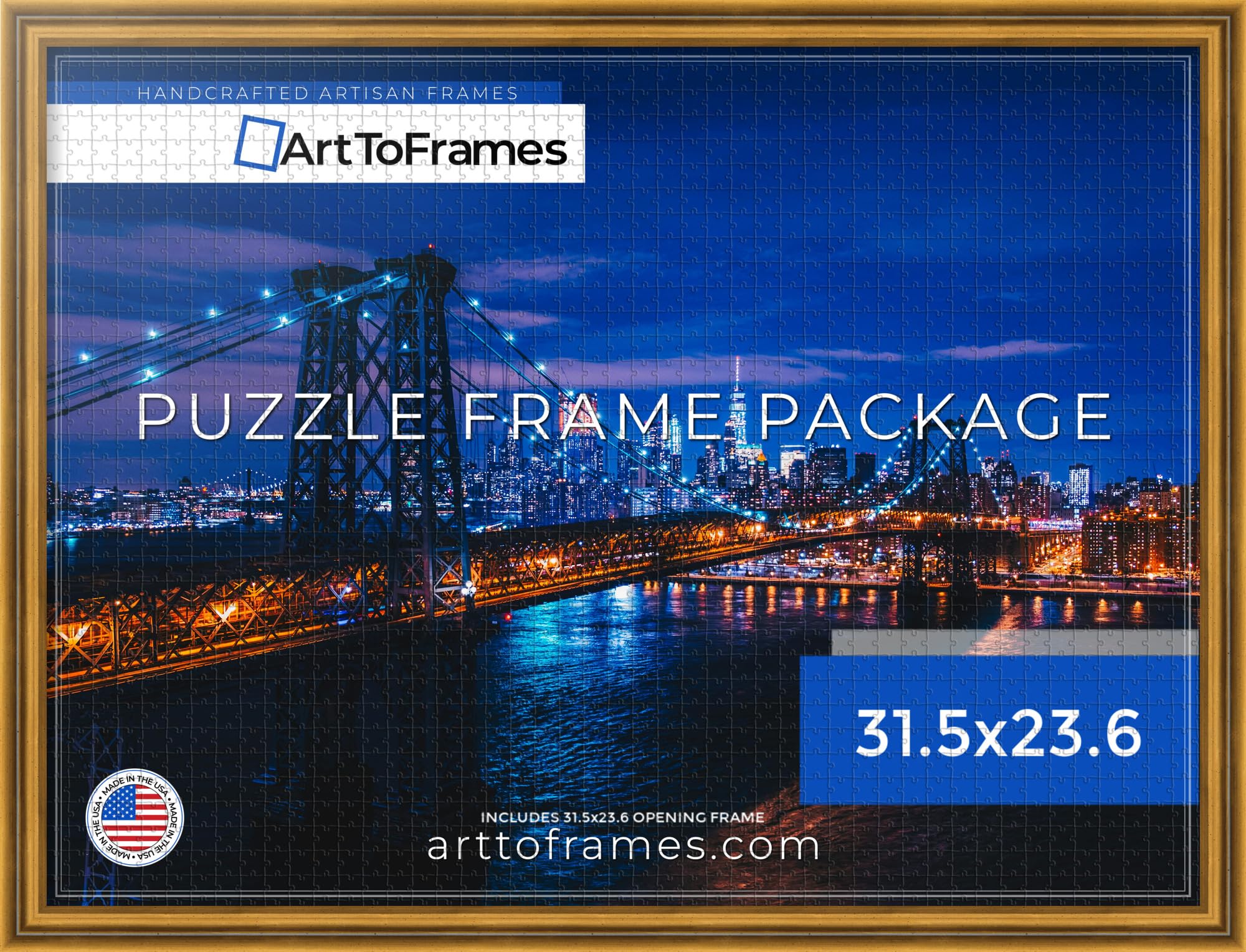 Amazon.com - ArtToFrames 31.5x23.6 INCH/80x60 CM Gold Frame for