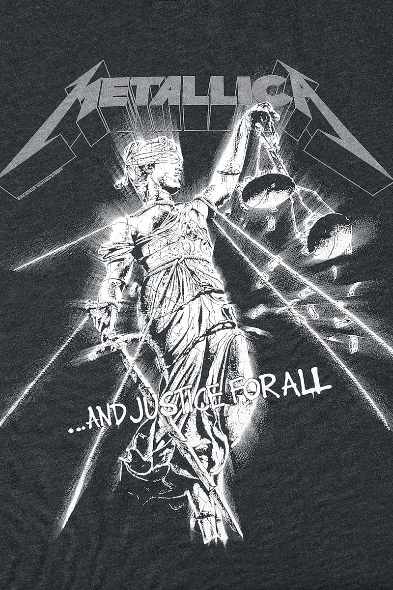 Metallica Raining Light Frauen T-Shirt grau Band-Merch, Bands