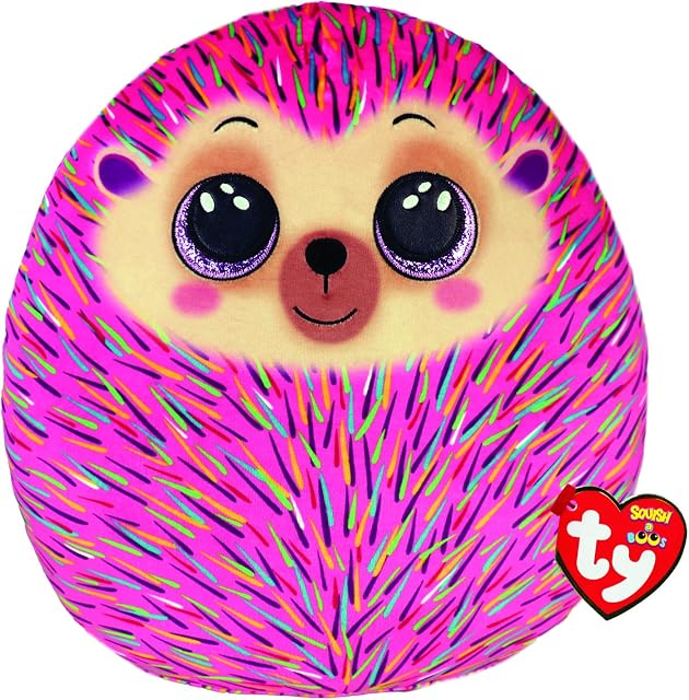Ty Toys Squish a Boo Pink Hedgehog Hildee - 31 CM (2009317)