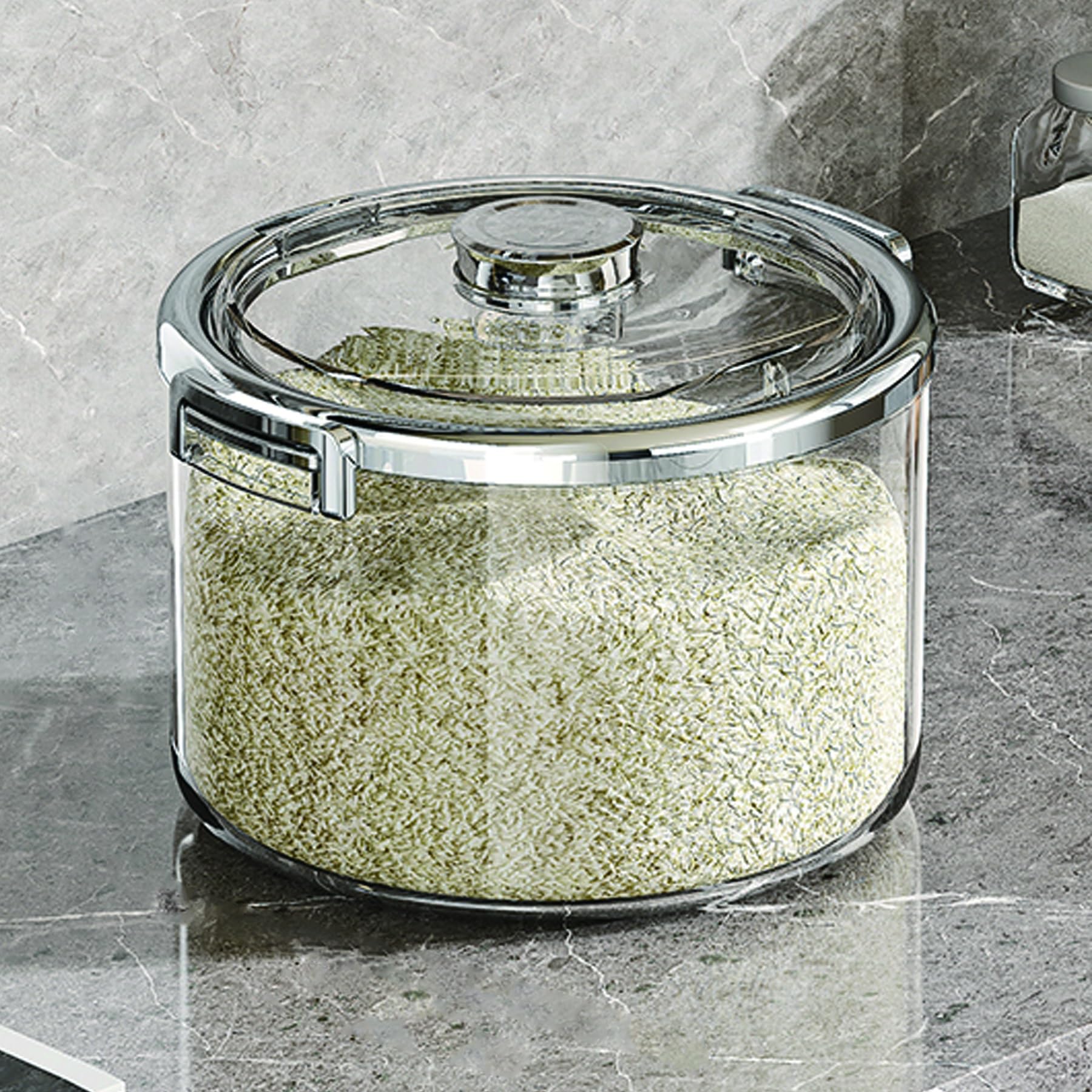 Materiale Alimentare Secchio per Farina Serbatoio Sigillato per Lo Stoccaggio dei Cereali Contenitore per Lo Stoccaggio dei Cereali Ristorante Secchio per Riso di Grande capacità