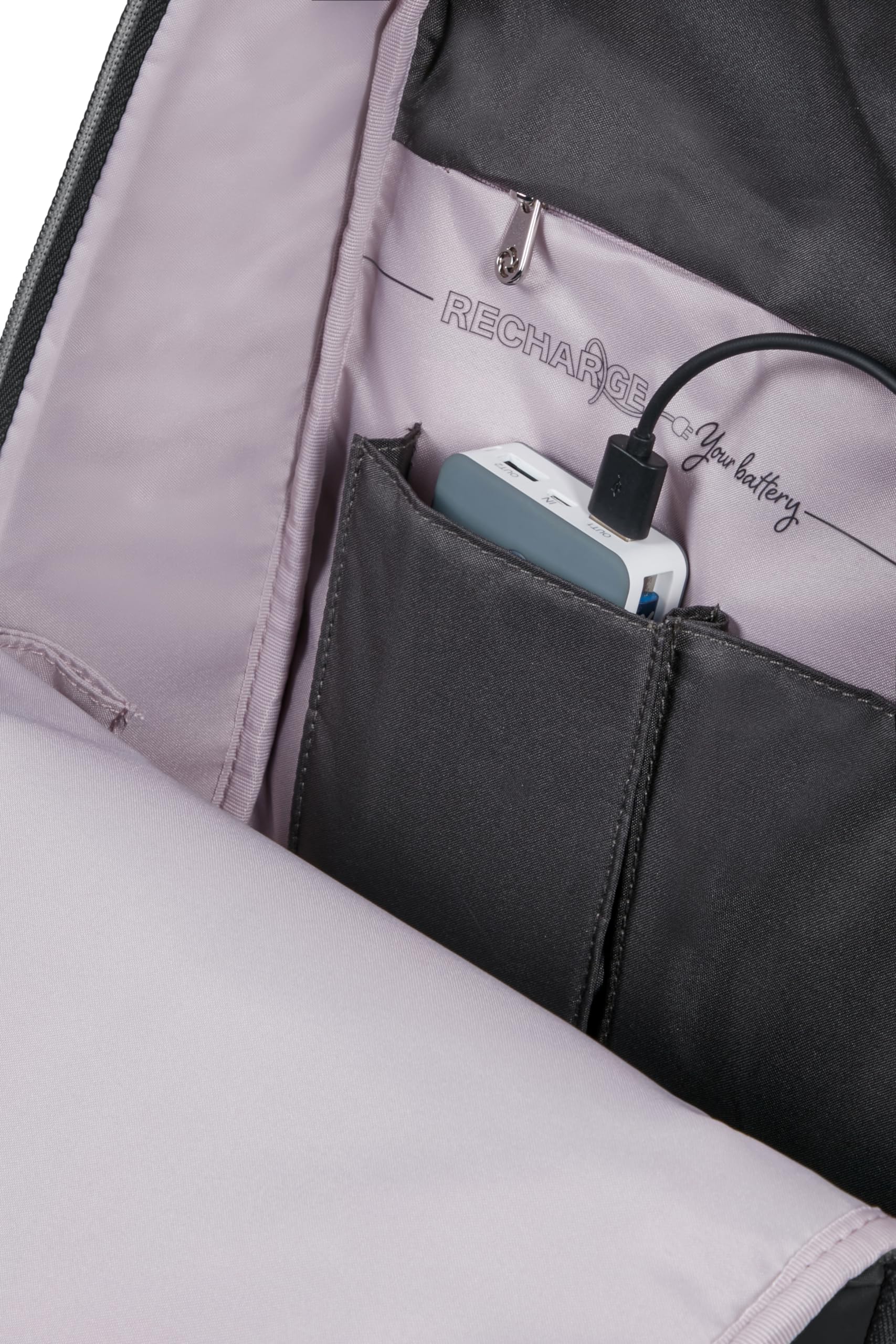Samsonite Workationist - Sac à Dos Ordinateur Portable avec commentaires de vêtements 15,6 Pouces, 43 cm, 17,5 L, Noir (Noir)