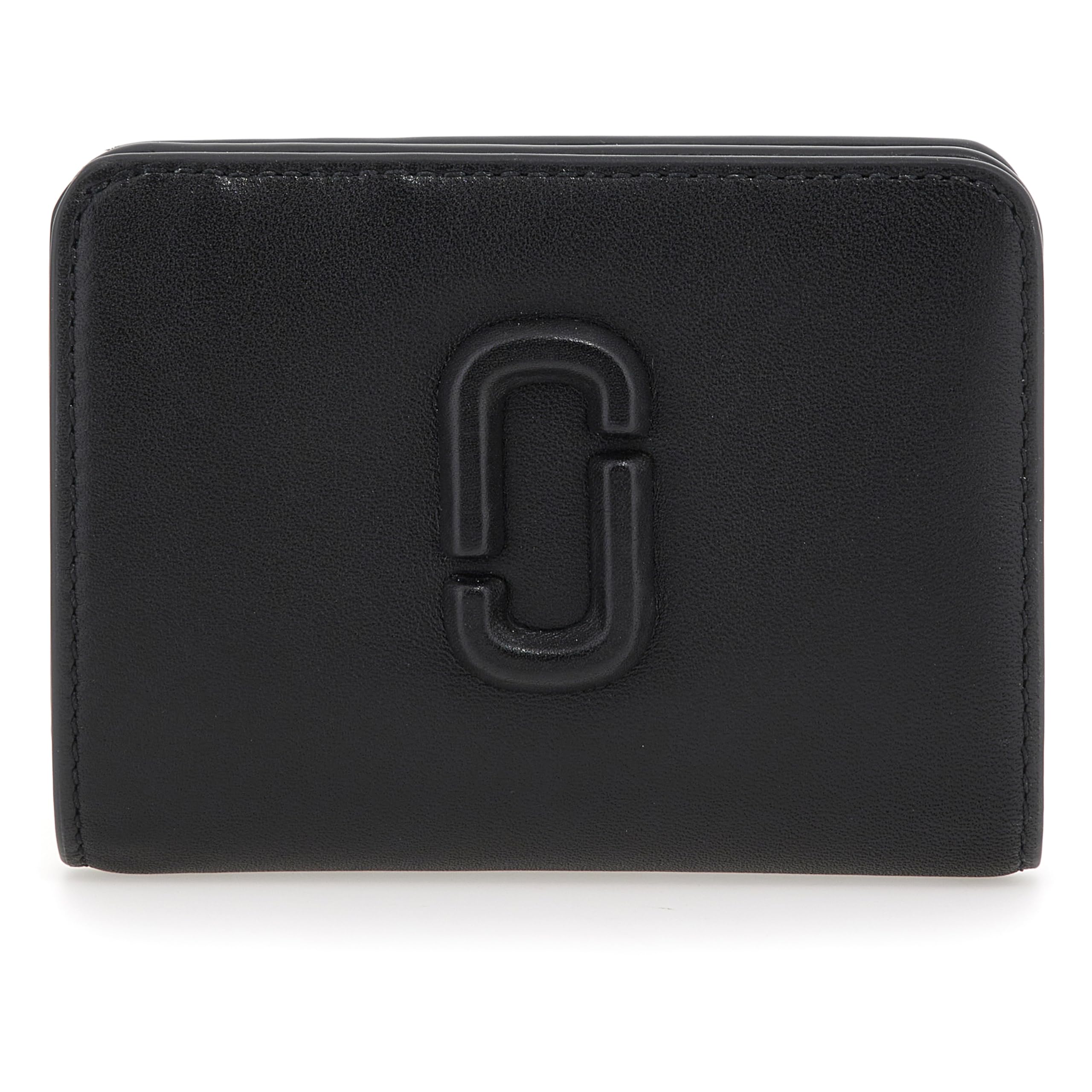Marc Jacobs Black Compact Snap Wallet - Female - Wallets & Cardholders - One Size - Accessories