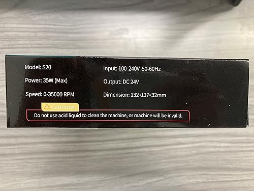 Vista 10 de ENGERWALL Taladro de uñas eléctrico de 35000 RPM, lima de uñas eléctricas profesionales de bajo ruido y baja vibración de bajo calor con botones