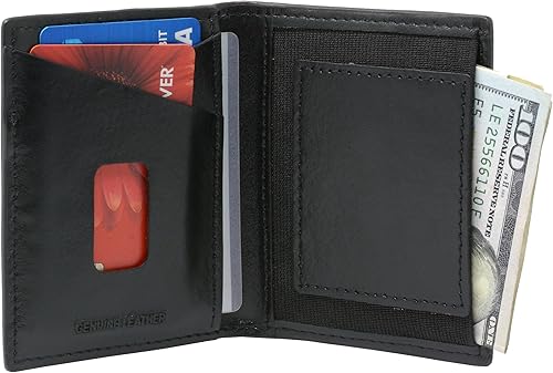 Alpine Swiss Cartera de doble diamante RFID para tarjetas de visita
