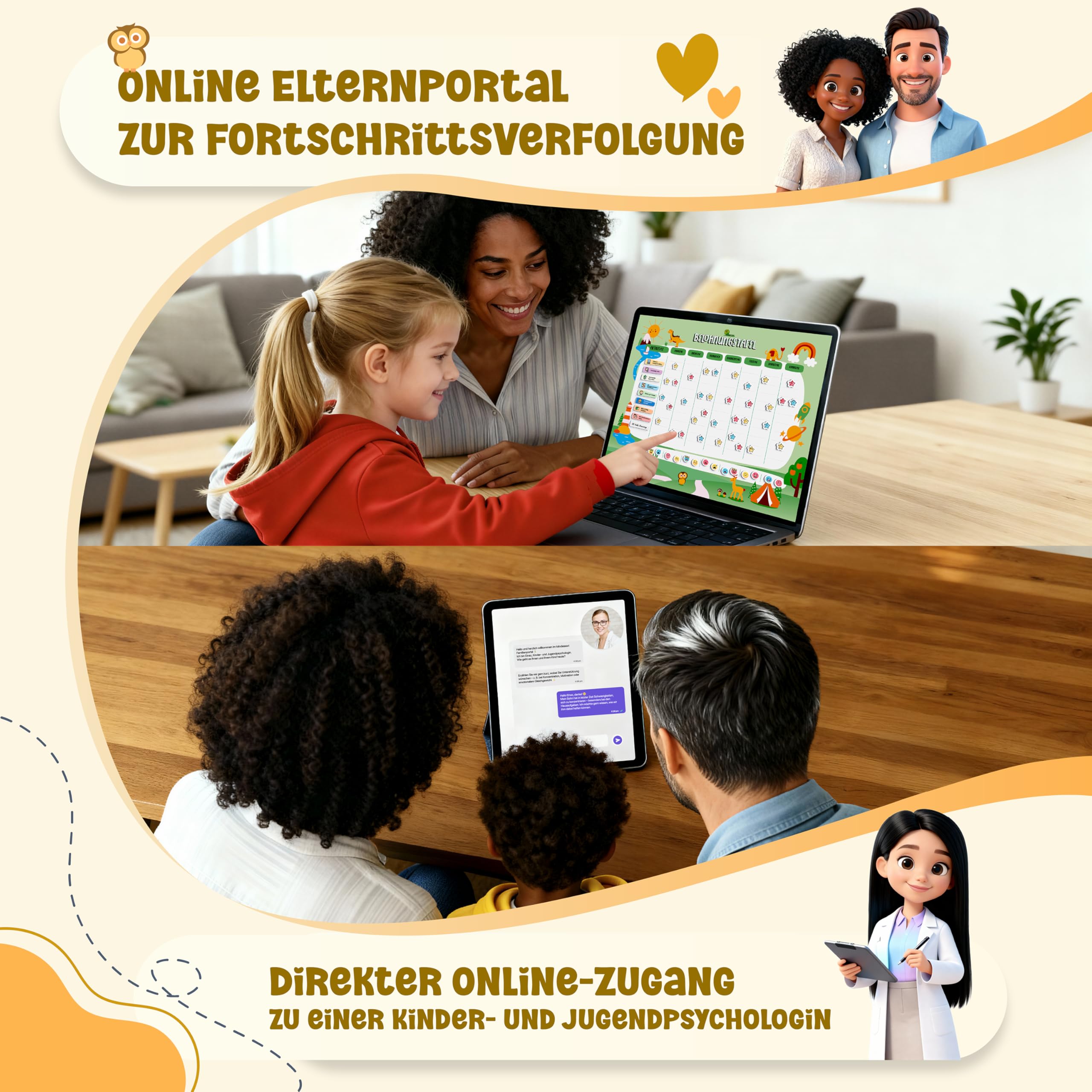 Belohnungstafel für Kinder - [110+20 Aufgaben - 480 Gefühle & Stern-Magnete] - Montessori Magnettafel für Emotionen, Verhalten, Verantwortung & Selbstständigkeit, Tasche, 3 Stifte