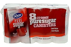 n'joy Sugar Canisters (8 Pack, 22 OZ), 176 Ounce