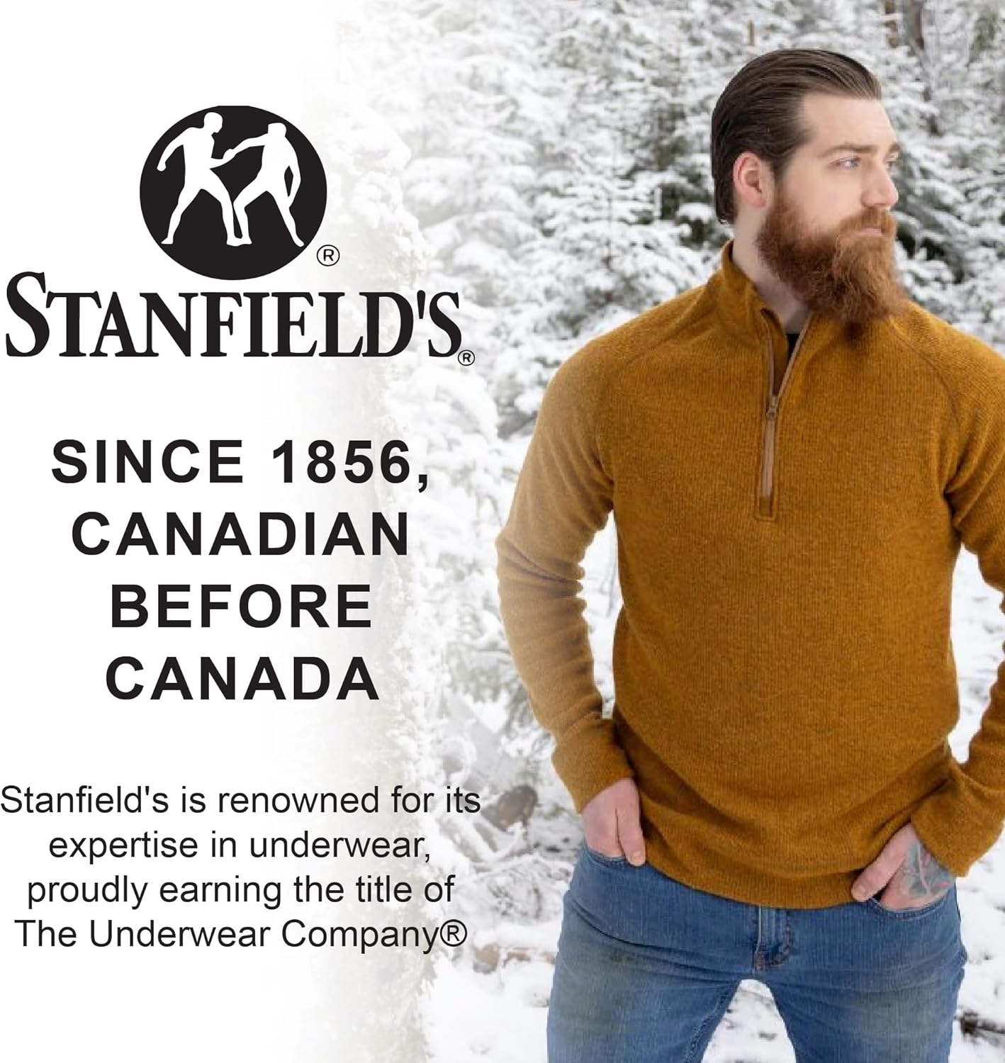 Stanfield's Men's Cotton Tagless Crew Neck Undershirt, 4 Pack, White, Small - Image 9