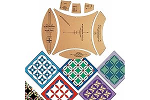HONEYSEW Double Wedding Ring Quilt Templates: Create Stunning Quilts with Effortless Precision