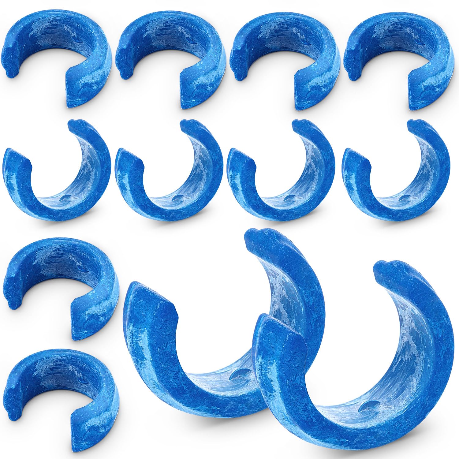 Mudder Pool Hose Weight Replacement Universal Pool Cleaner Hose Weight Compatible with Baracuda W83247, X70105 Pentair Kreepy Krauly K12054 K12454 (12 Pcs)