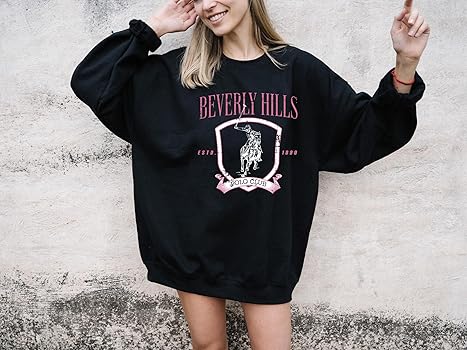 女性情報誌 VINTAGE SWEATSHIRTS Amazon.com: Beverly Hills Vintage Crewneck Sweatshirt