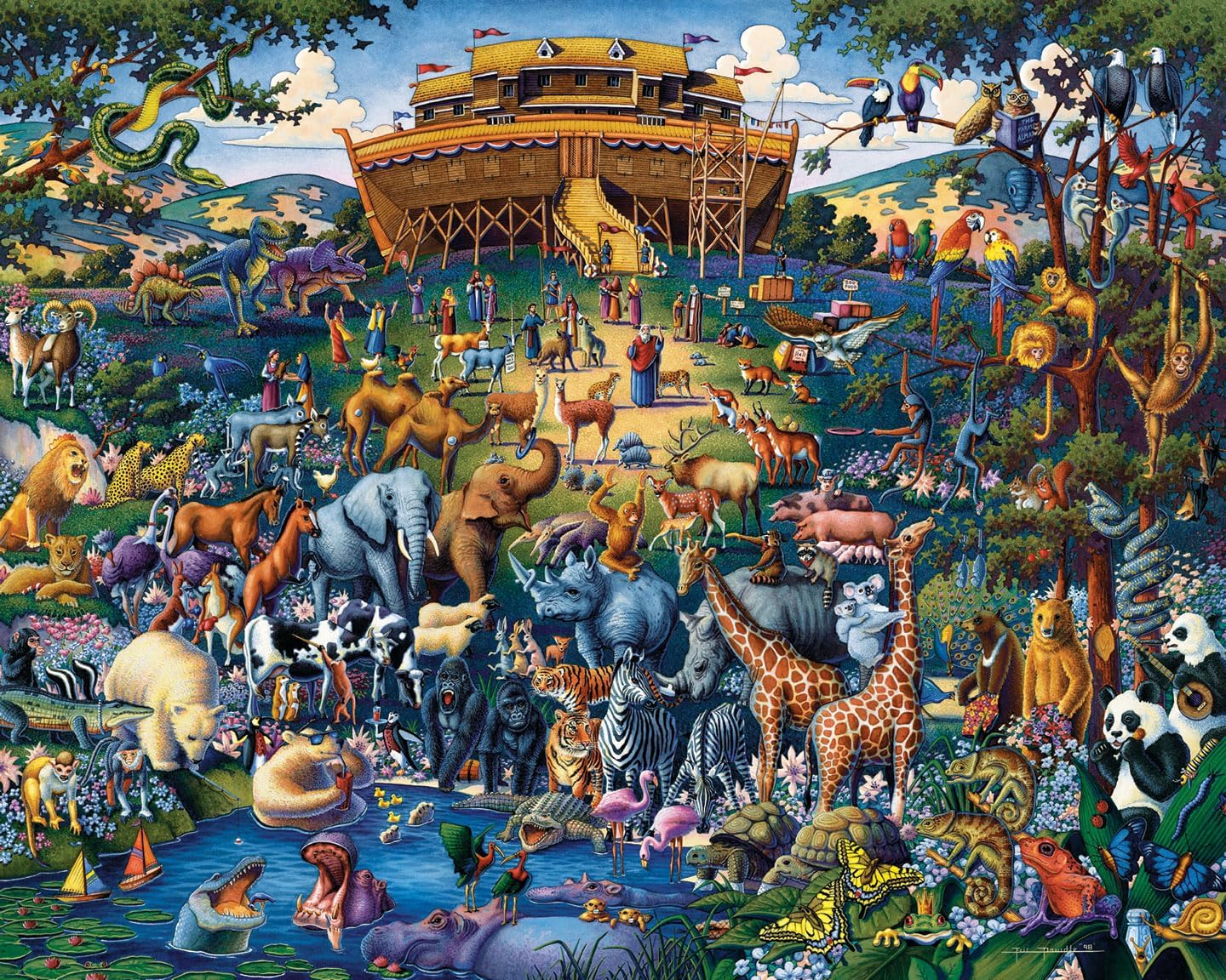 Dowdle Personal Puzzle - Noah's Ark - 210 Piece