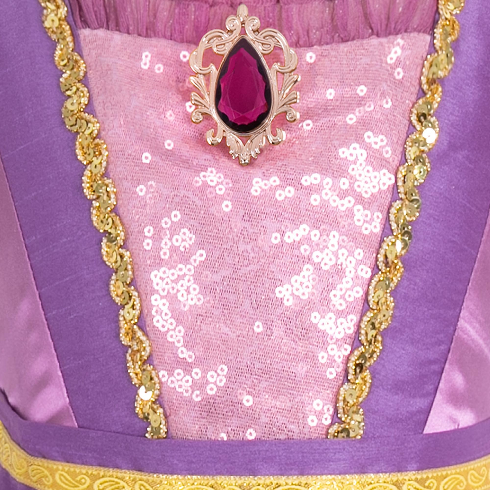 Disney Store Official Rapunzel Costume for Kids Tangled, Disney Princess Dressing Up Outfit - Image 4