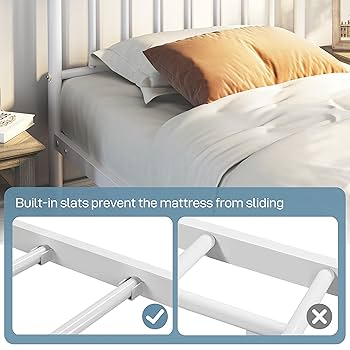 Hyuページ Amazon.com: Yaheetech Twin Size Bed Frame Metal Platform