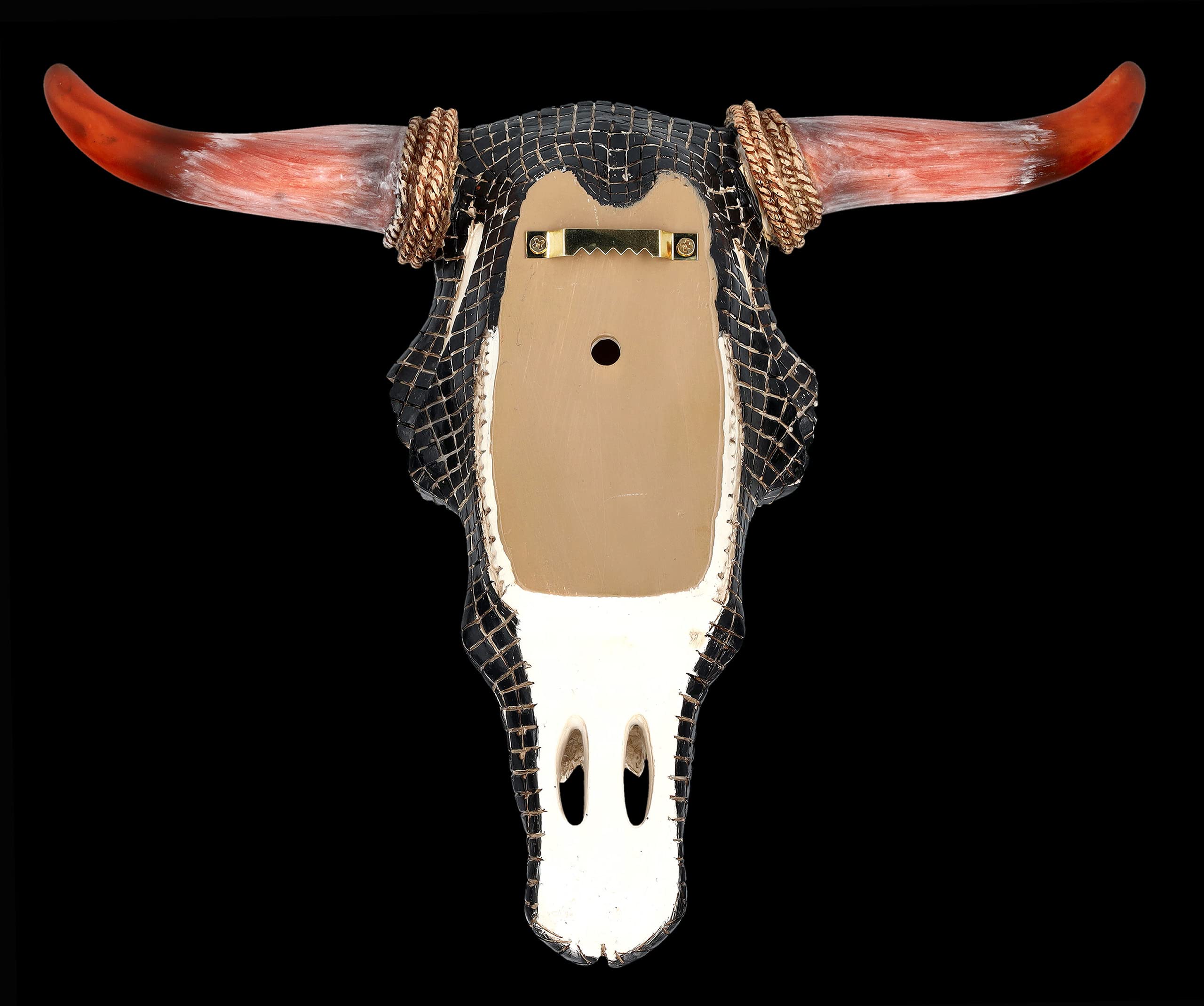 STOBAZA 4er Set Totenkopf-Wandhaken - Schädel-Aufhänger Für Jagdtrophäen