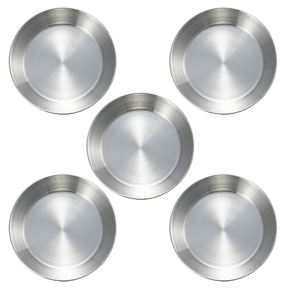Amazon | LIOOBO ステンレス製調味料皿 5個セット 2.8インチ角 × 1.1