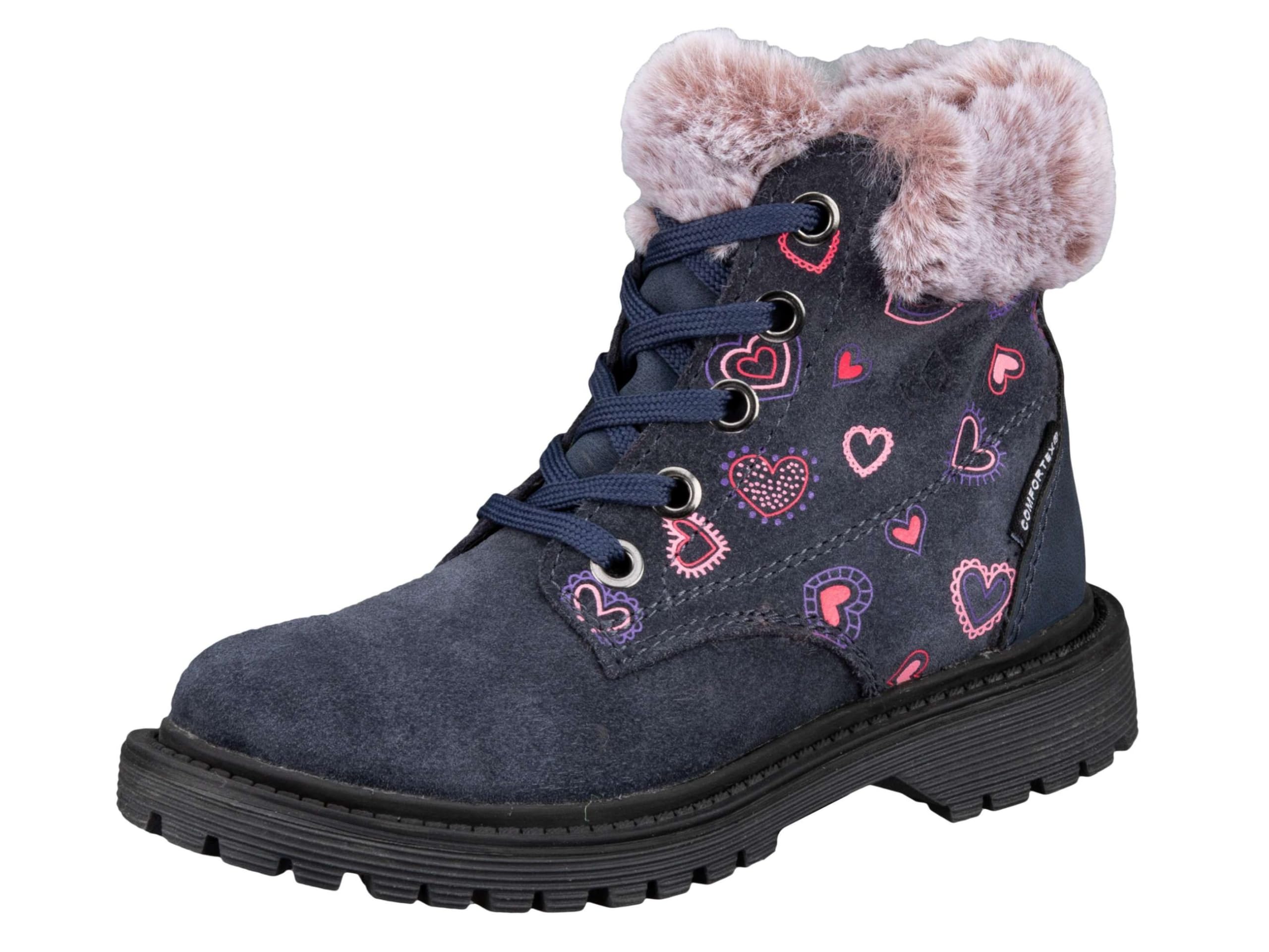 Lico Girls Asha Fashion Boots Blue Size: 10.5 UK Child