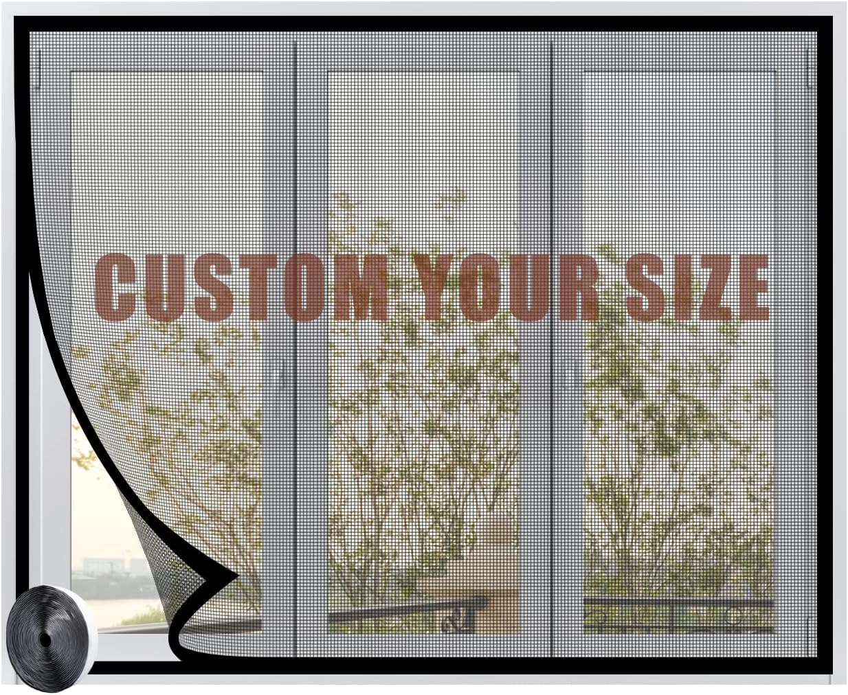 Yotache Custom Window Screen for Window Size Under 30" Width
