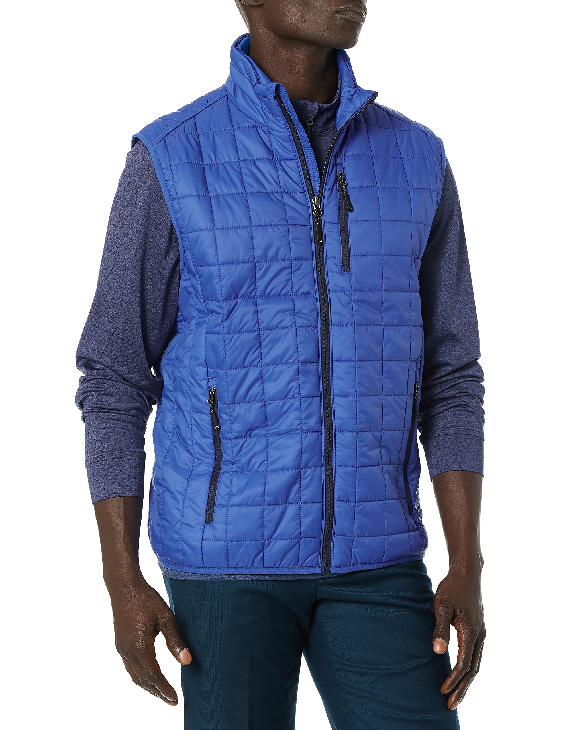 Cutter & Buck Weather Resistant Primaloft Down Alternative Rainer Vest Cappotto Piumino Uomo