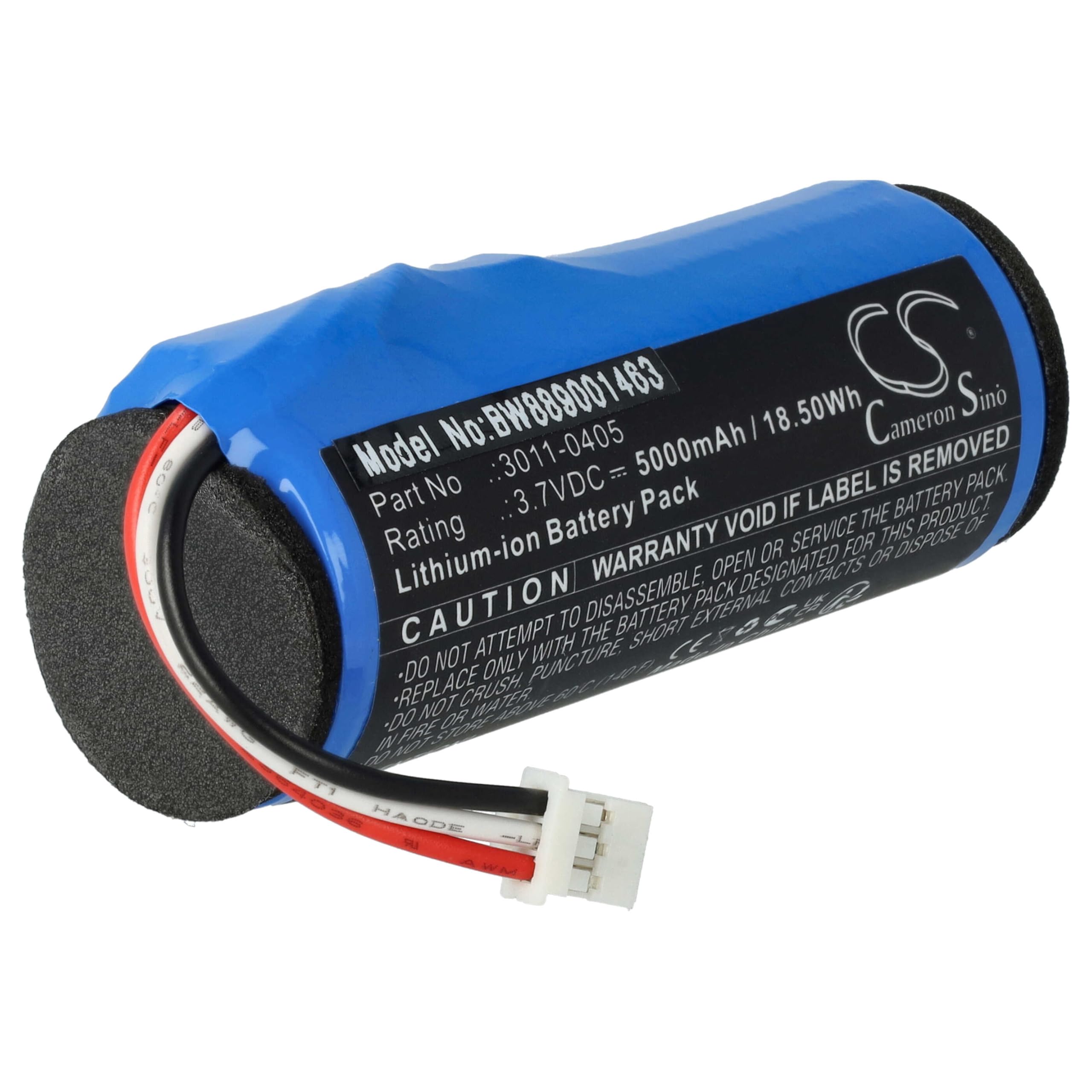 vhbw Batería Compatible con Minelab Equinox 600, 800 Detector de Metal (5000 mAh, 3,7 V, Li-Ion)