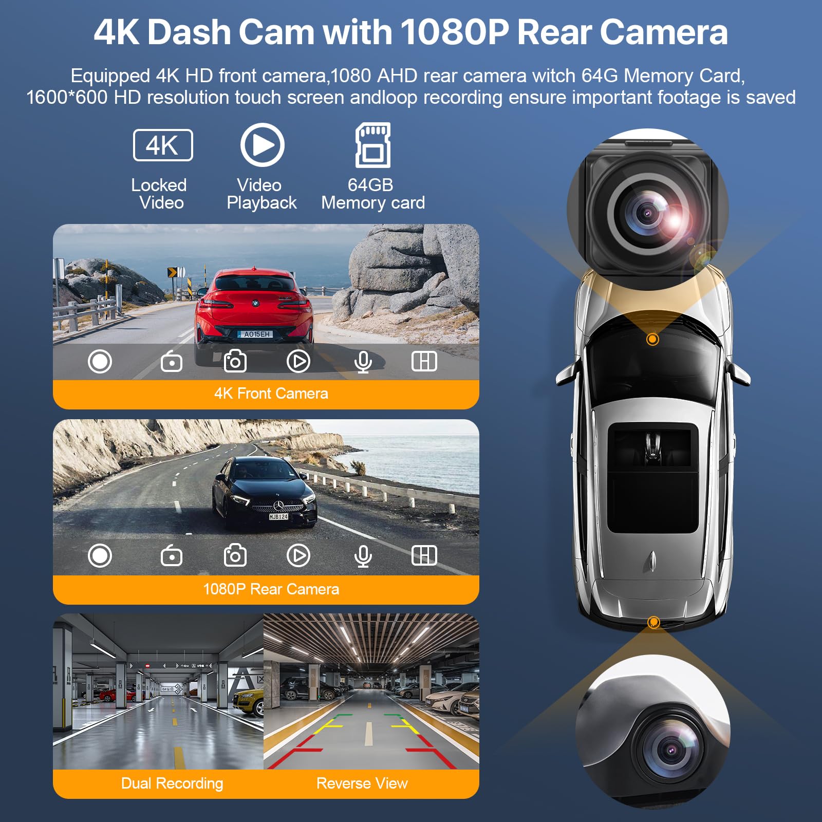 Apple - みー Wireless Apple CarPlay Screen for Car 10.26'' Portable Car