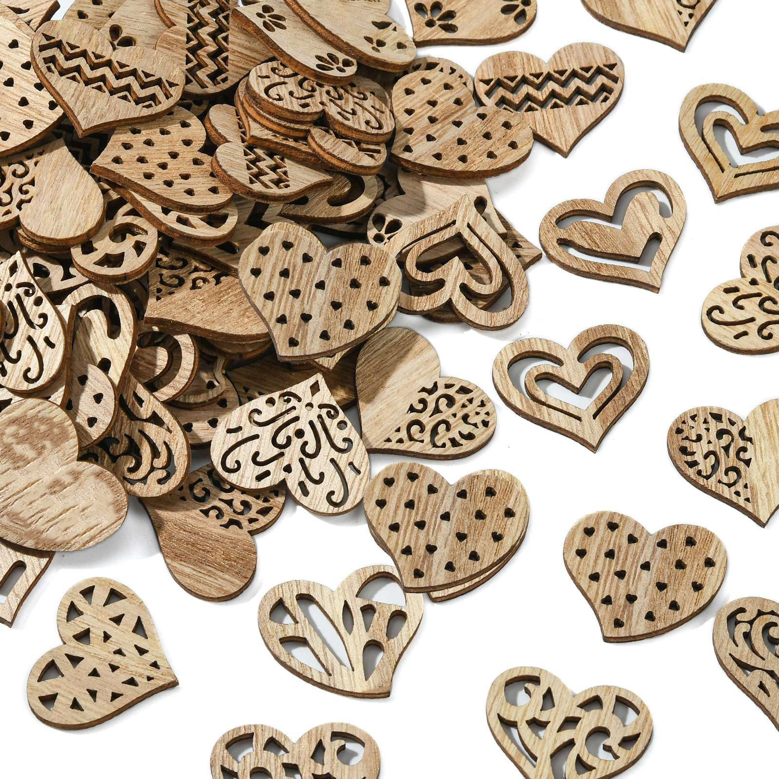 5 Ciondoli Cuore In Acciaio Inox 304 Per Bigiotteria Fai Da Te | 12x12,5 Mm Con Foro 3 Mm