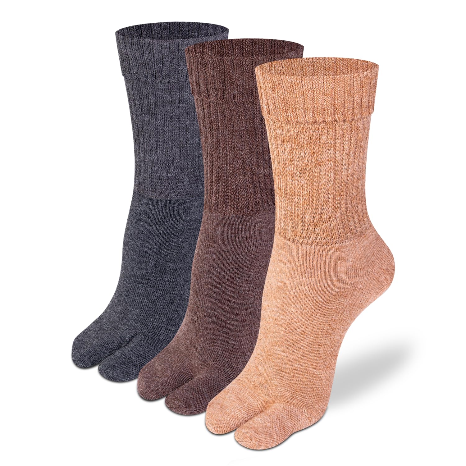 Supersox Winter Thermal Regular Length Thumb Socks for Women, Made with Thermal Control Technology & Extra Cushioning For a Warmth & Cozy Feel (Pack Of 3)