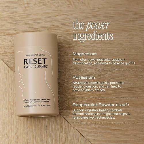 Miniatura 5 de Paulina FITNESS Reset Overnight Digestive Aid, Bloating Relief, & Gut Health Supplement Natural Detox & Digestive Cleanse to Support