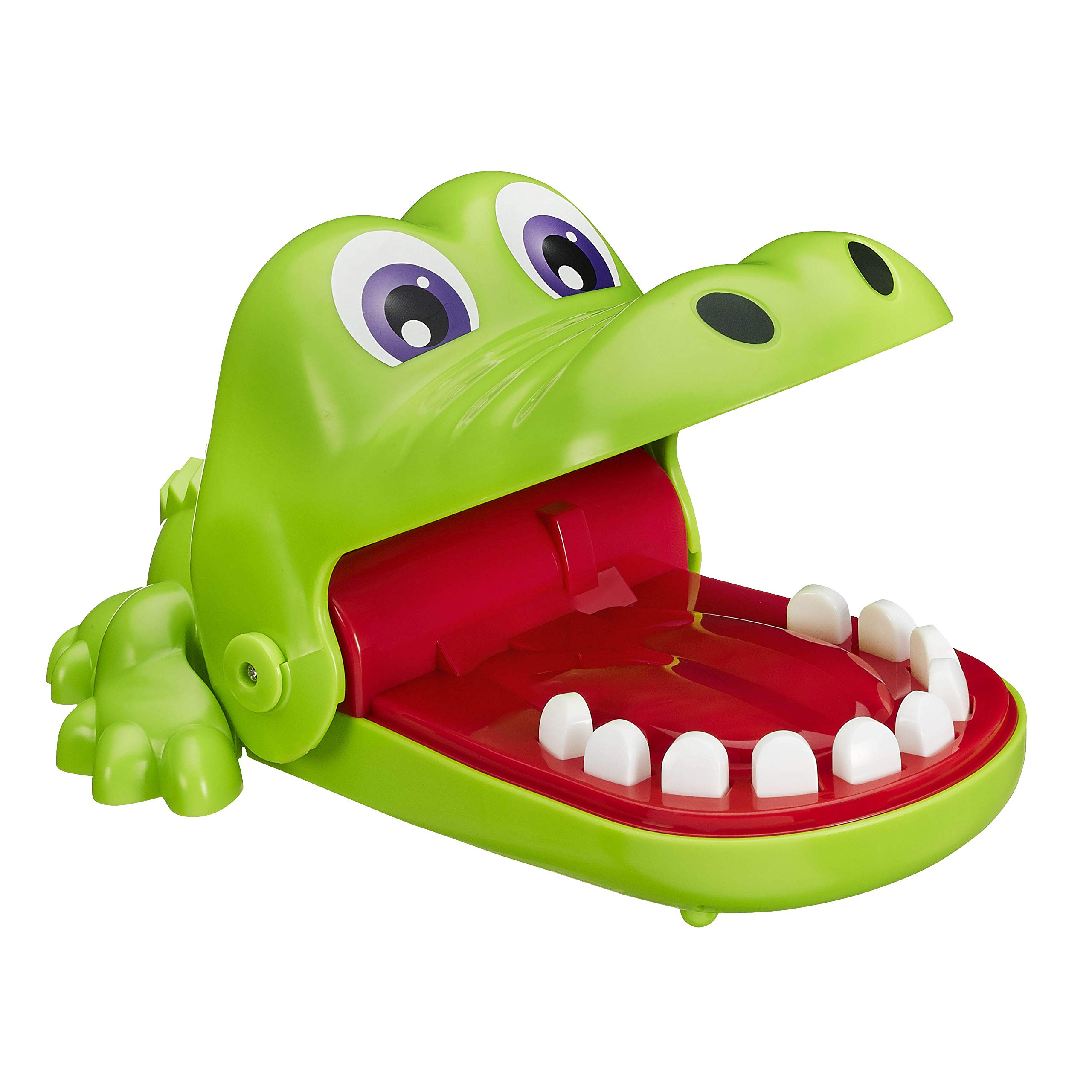 Hasbro Gaming, Cocodrilo Sacamuelas, Juegos Familiares, Animal de Juguete para Niños y Niñas de 4 Años o Más, Habilidad y Estrategia, Jugar con Amigos, Multijugador, Colores Verde y Rojo