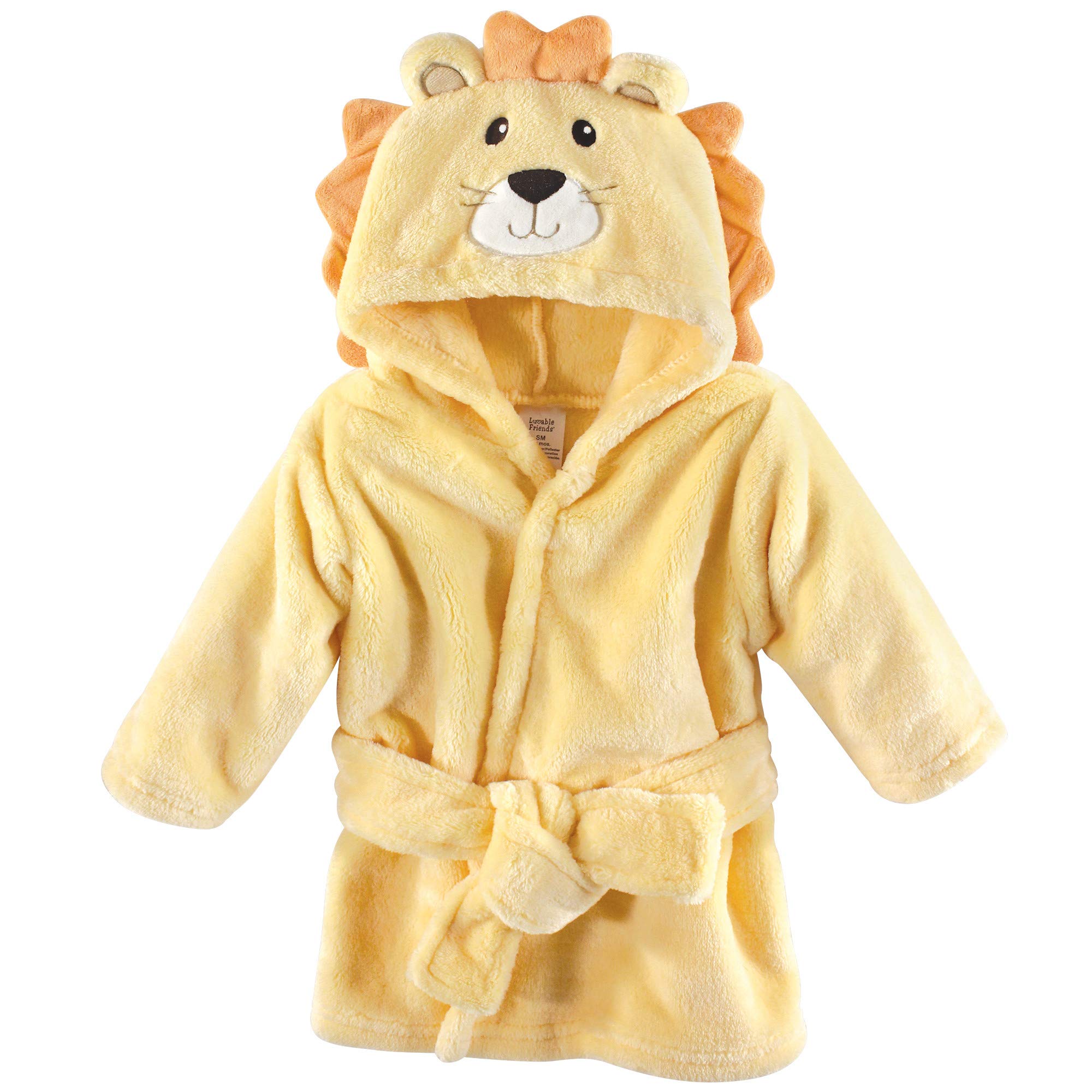 Luvable Friends Unisex Baby Plush Bathrobe