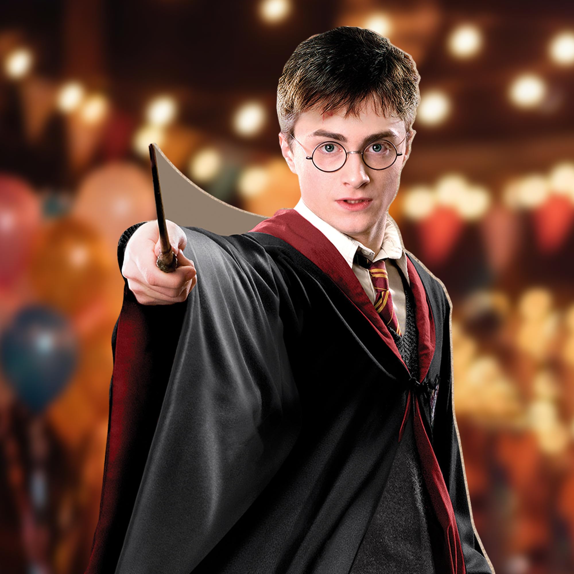 STAR CUTOUTS SC1478 Harry Potter Quidditch Captain Silhouette en Carton Grandeur Nature Thème fête Harry Potter Hauteur 170 cm